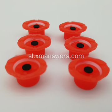 Prevodna po meri oblikovana silikonska guma z enim samim gumbom